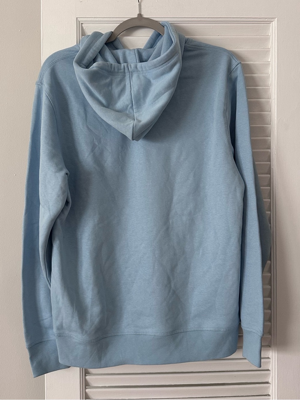 Oasis Live ’25 Distressed Lockup Pocket Hoodie — Baby Blue, Size M — NWT - Picture 4 of 5